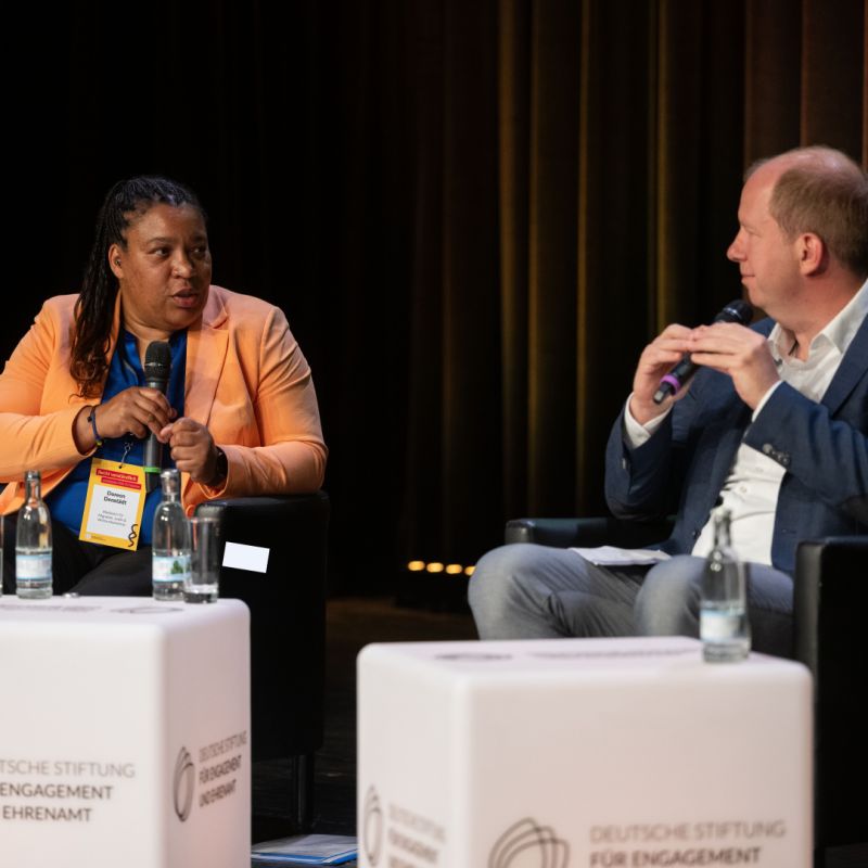 Podiumsgespräch bei der Veranstaltung "Recht verständlich"