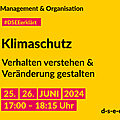Grafik mit dem Text: Management & Organisation. #DSEEerklärt Verhalten verstehen & Veränderung gestalten. 25./26. Juni, 17:00 – 18:15 Uhr. d-s-e-e.de