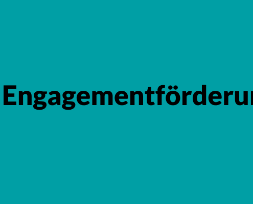 Text und Grafik: Headerbild des Studienberichts, das Grafikelement ist eine eine leuchtende Glühlampe, Text "# Engagiert Geforscht", "Neuland21 e.V." Kommunale Engagementförderung", "Studienbericht"
